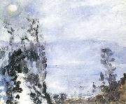 Lovis Corinth Walchensee, Junimond painting
